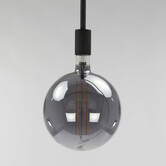 Lichtbron LED filament bol Ø20 0 - E27 8W dimbaar / Smoke grey glas