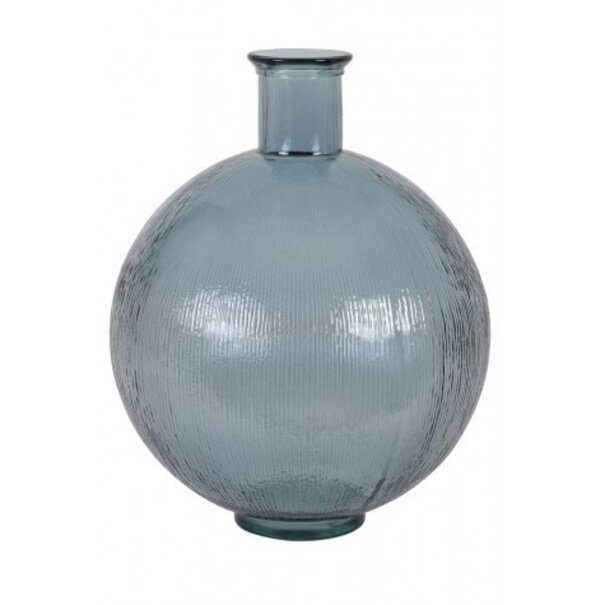 Light en Living Vaas Ø34x42 cm RALLOCI glas licht blauw