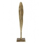 Ornament Leaf antiek brons M