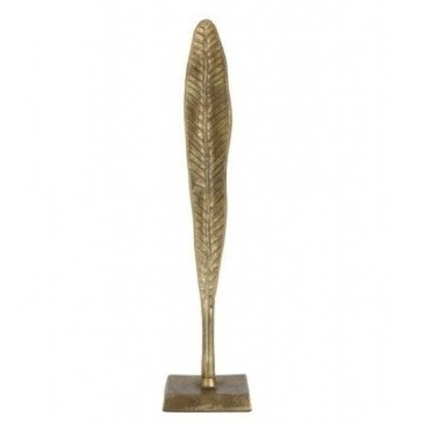 Light en Living Ornament Leaf antiek brons M