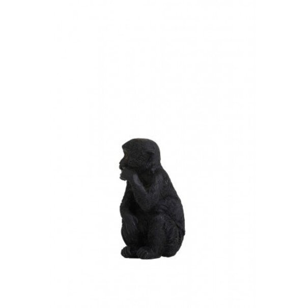 Light en Living Ornament Aap Zwart S