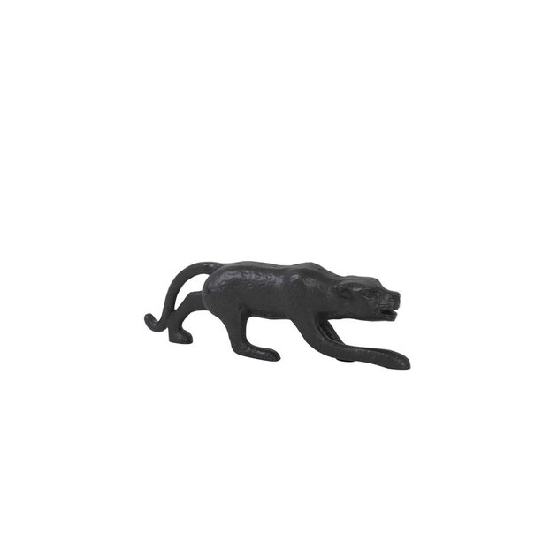 Light en Living Ornament Luipaard Mat Zwart 21 cm - Light & Living