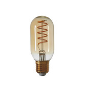 Deco LED staaf breed Ø4,5x12,5 cm LIGHT 4W amber E27 dimbaar