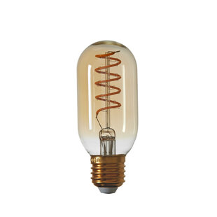 Deco LED staaf breed Ø4,5x12,5 cm LIGHT 4W amber E27 dimbaar