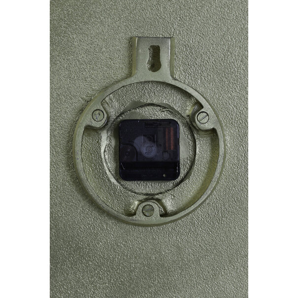 Light en Living Klok Ø58 cm NURRAN relief antiek brons