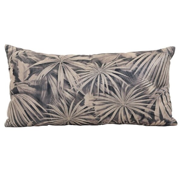 Light en Living Kussen ISHIRI print bruin vierkant