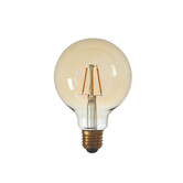 Deco LED globe Ø9,5x13 cm LIGHT 3W amber E27 dimbaar
