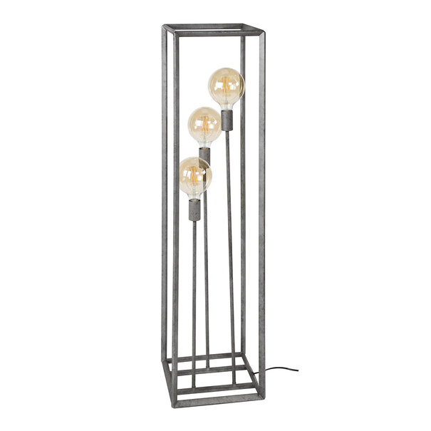 WoonStijl Vloerlamp 3L 45 graden buis - Industrieel design