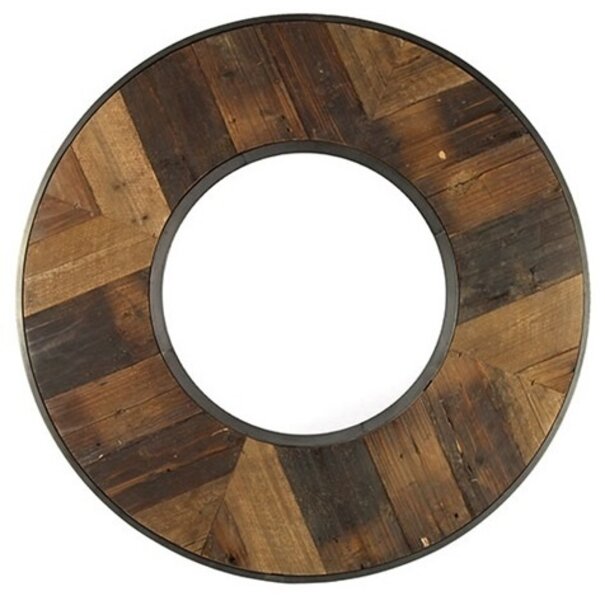 Countryfield Countryfield Spiegel Kristof - Hout met metalen rand - 100 cm