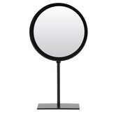 Spiegel rond 25x10x45 cm LURI mat zwart