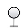 Spiegel rond 20x10x35 cm LURI mat zwart