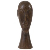 Ornament 12x11x38 cm HEAD hout bruin