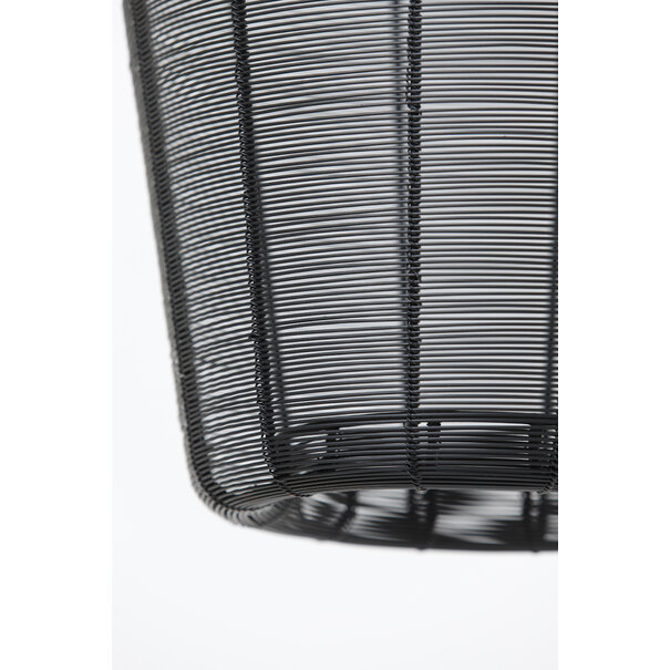 Light en Living Hanglamp Adeta zwart of goud - meerdere afmetingen