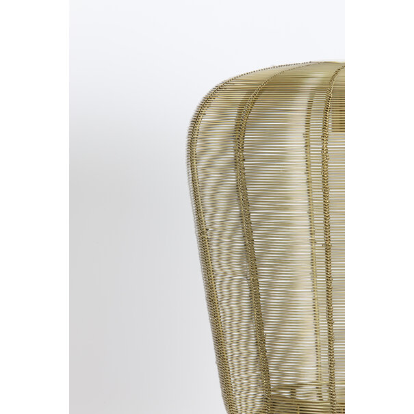 Light en Living Hanglamp Adeta zwart of goud - meerdere afmetingen