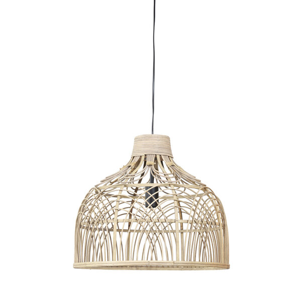 Light en Living Hanglamp Ø48x43 cm POCITA rotan naturel L