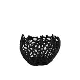 Theelicht Ø12x10 cm SABELA mat zwart