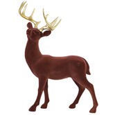 Ornament 38x19x52 cm DEER rood