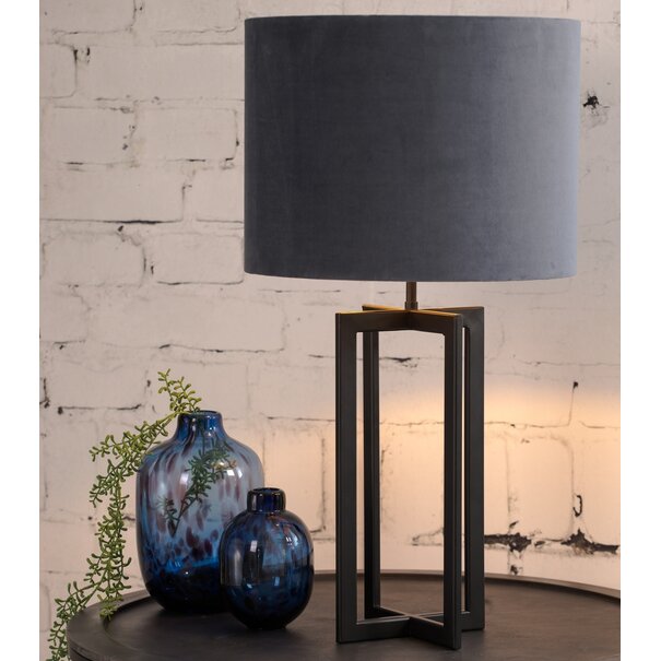 Light en Living Lampvoet 21x21x46 cm MACE mat zwart