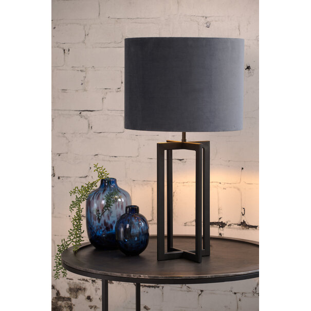 Light en Living Lampvoet 21x21x46 cm MACE mat zwart