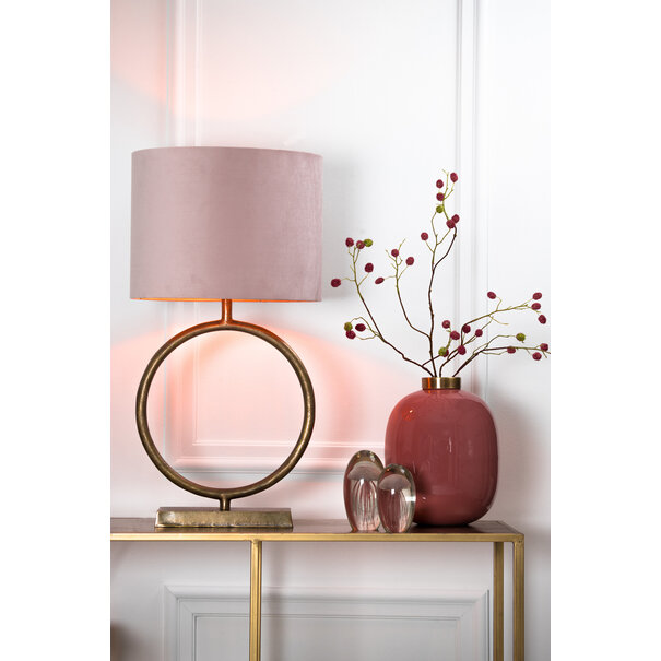 Light en Living Lampvoet LIVU ruw antiek brons - Diverse afmetingen