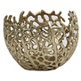 Theelicht Ø12x10 cm SABELA antiek goud