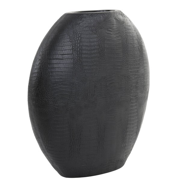 Light en Living Vaas deco SKELD mat zwart - 50 x 15 x 50 cm