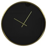 Klok Ø41 cm SEPONI zwart-goud van Light & Living