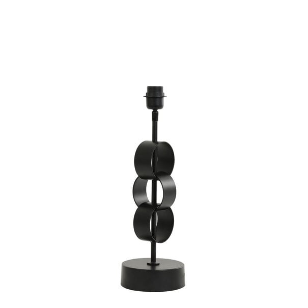 Light en Living Lampvoet Ø15x42 cm CIRCULUM mat  zwart