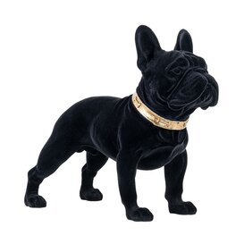 Decoratief beeld Dog Spike zwart