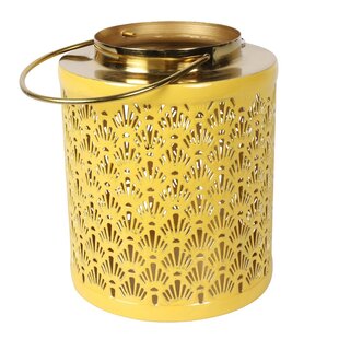 Windlicht Amira geel S