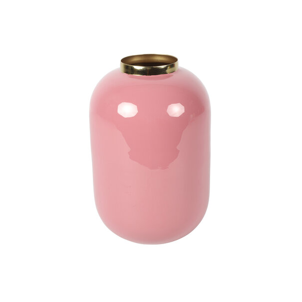 Countryfield Vaas Madras oud roze - Sfeervolle woondecoratie in maat S of L