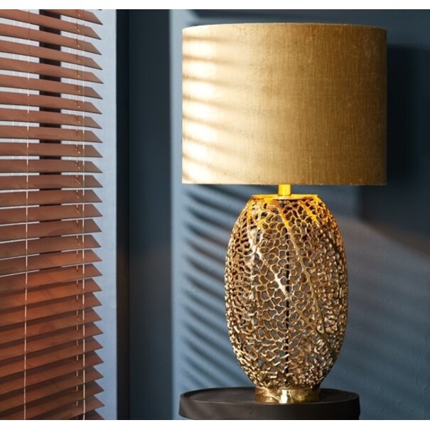 Light en Living Lampvoet SINULA goud Ø26x44 cm van Light & Living