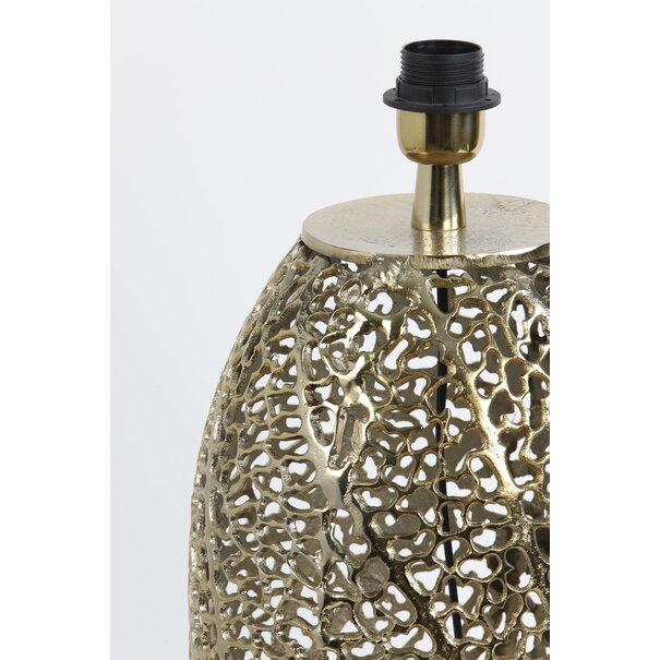 Light en Living Lampvoet SINULA goud Ø26x44 cm van Light & Living