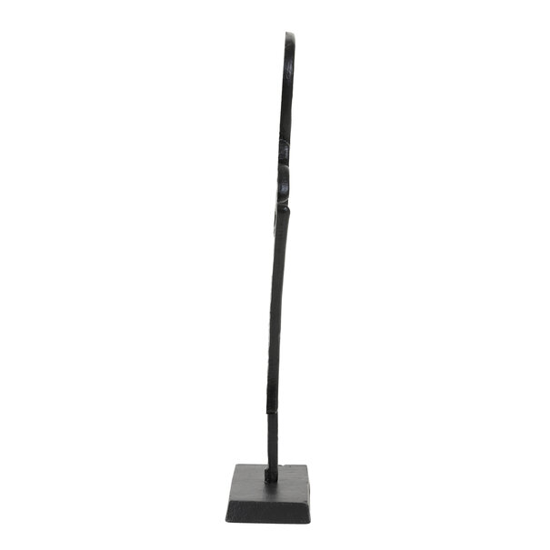 Light en Living Ornament FACE mat zwart - 2 maten