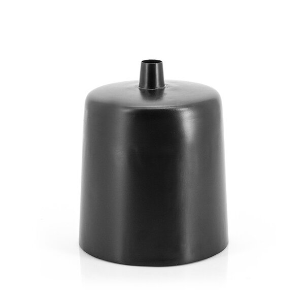 By Boo By Boo Vaas Dotty Zwart - Groot Metalen Vaas