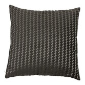 Kussen 45x45 cm GARALO velours donker bruin/licht goud