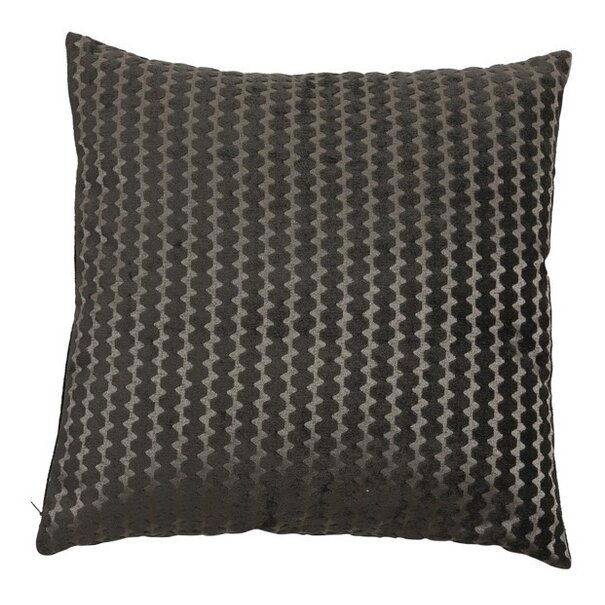 Light en Living Kussen 45x45 cm GARALO velours donker bruin/licht goud