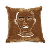 Kussen Dax - Trendy velvet sierkussen met kralen - Diverse kleuren
