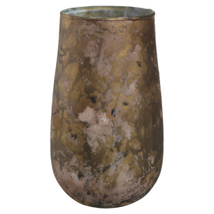 Theelicht Sjoerd mat bruin glas - L