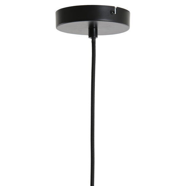 Light en Living Hanglamp Ø22x52 cm LEKAR antiek  brons+smoke glas