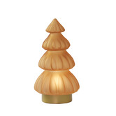 Tafellamp LED Ø15x28 cm TREE glas mat  oranje