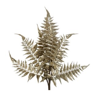 Ornament 40 cm LEAF metallic licht goud