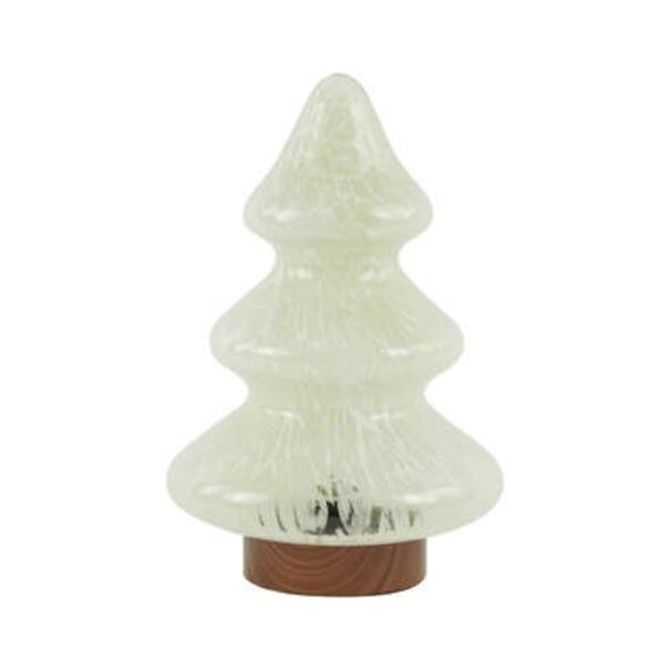 Light en Living Tafellamp LED Ø19x28 cm TREE glas beige+koper