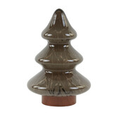 Tafellamp LED Ø19x28 cm TREE glas bruin+koper