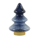 Tafellamp LED Ø19x28 cm TREE glas donker blauw+goud