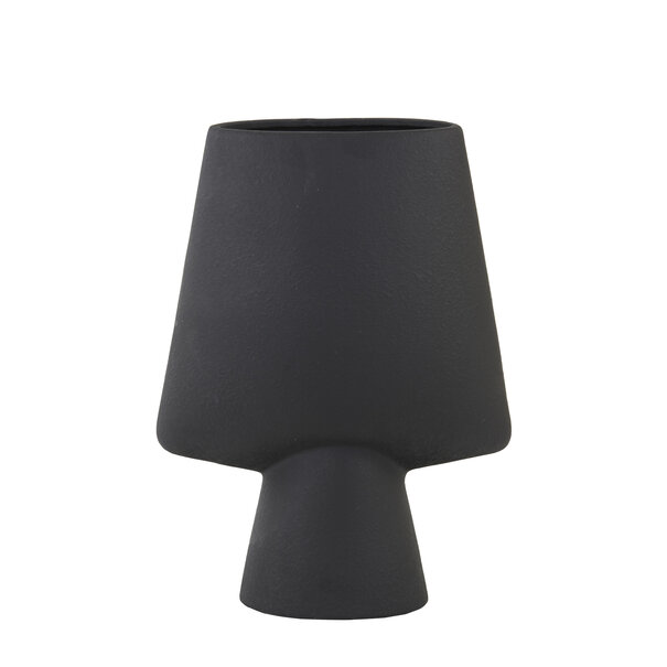 Light en Living Vaas deco CIARA  keramiek zwart 23x12,5x30 cm