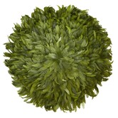 Wandornament Ø80 cm PLUM olijf groen