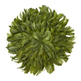 Wandornament Ø50 cm PLUM olijf groen