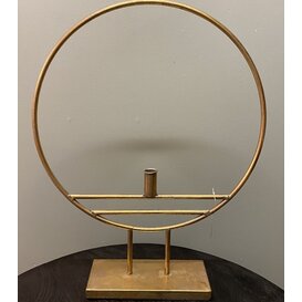 Kandelaar 44,5x8x27 cm HOOP goud