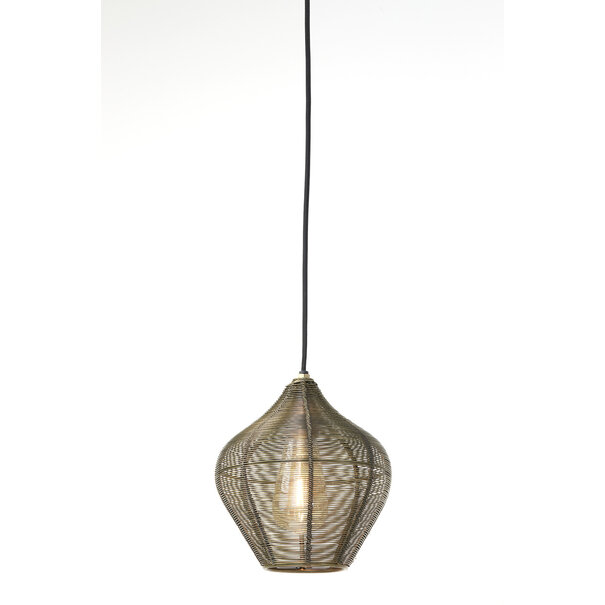 Light en Living Hanglamp ALVARO antiek  brons - Diverse maten